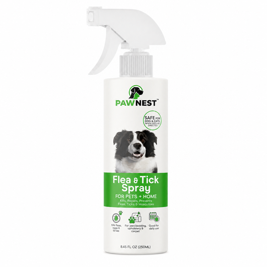 PawNest™ - All Natural Flea & Tick Spray for Dogs and Cats