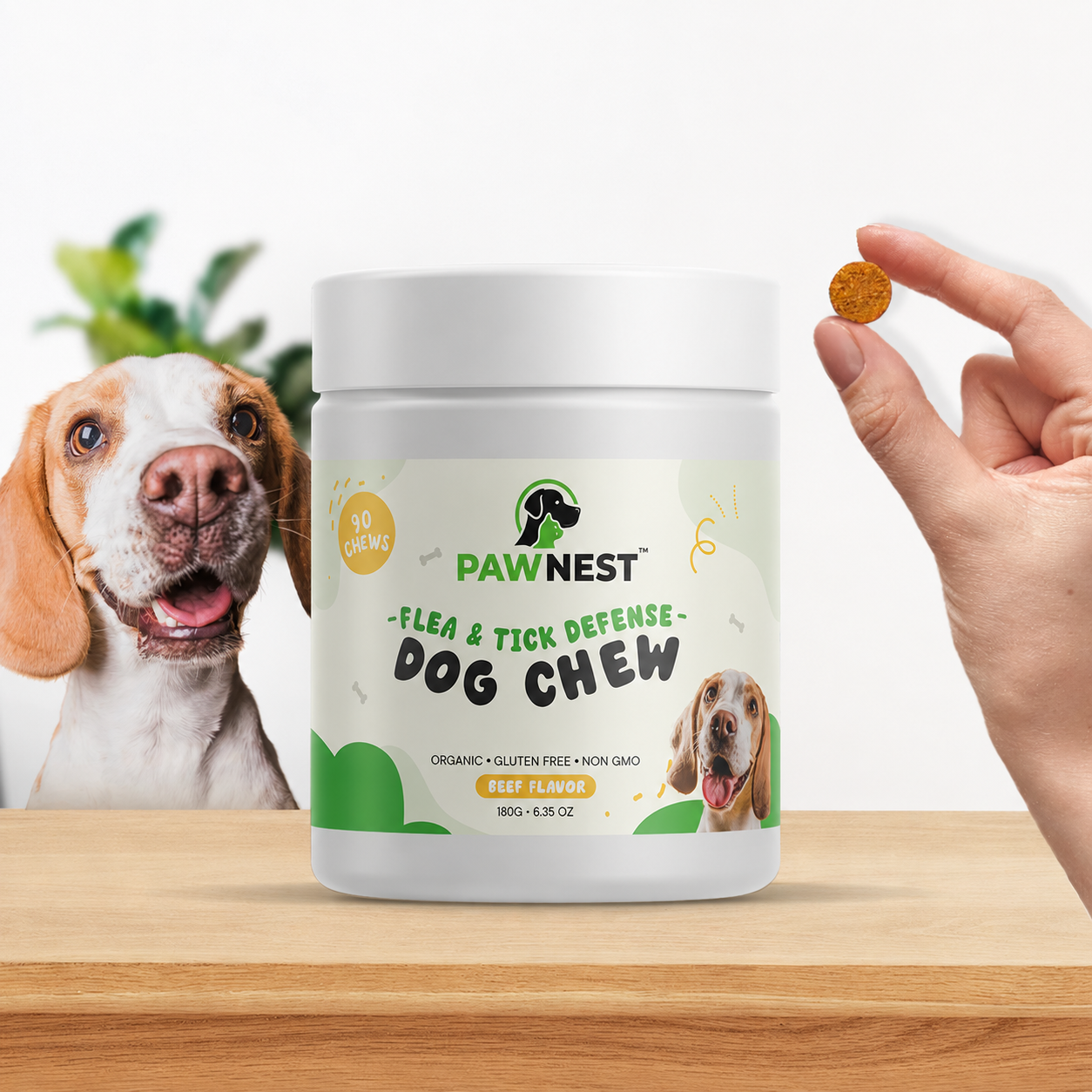 PawNest™ - Flea & Tick Defense Chews