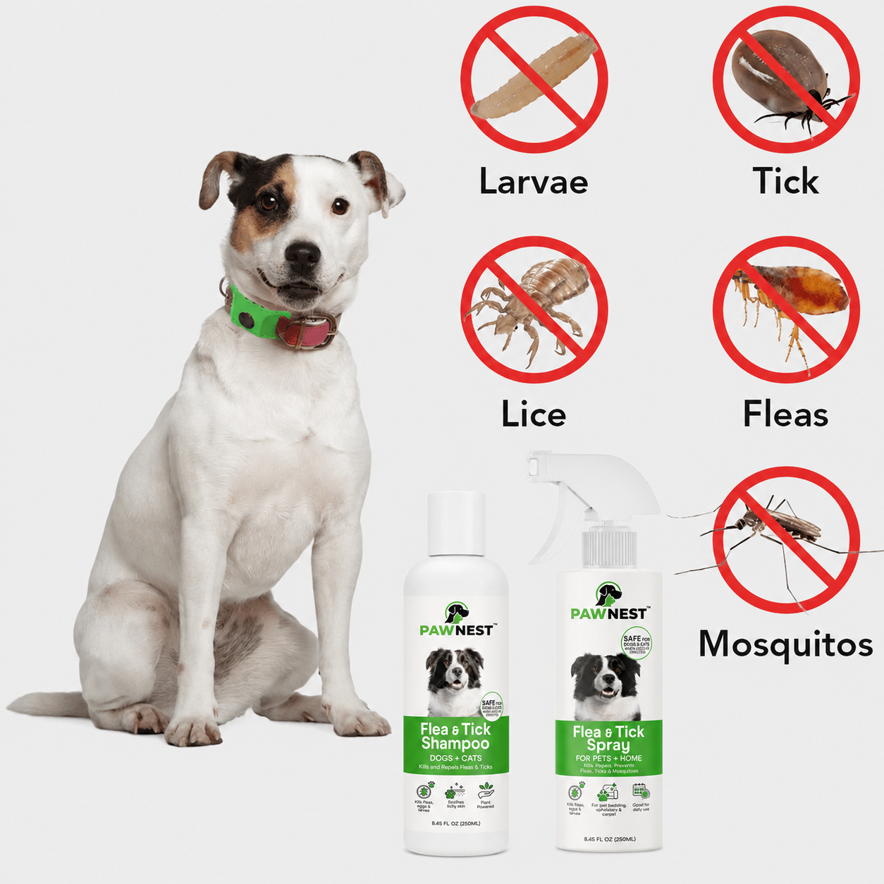 PawNest™ - Complete Flea & Tick Protection Set