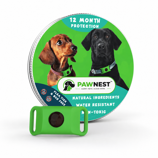 PawNest™ - 12 Months All Natural Flea and Tick Tags for Dogs